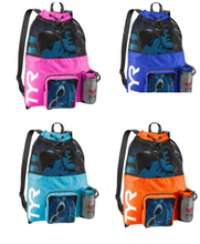 Load image into Gallery viewer, SWIM TRAINING POOL MESH BAGS | TYR - Style Big Mesh Mummy  (40 Ltr)