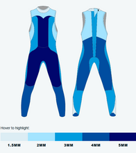 Load image into Gallery viewer, MENS WETSUITS | BLUE 70  Sleeveless - Style REACTION  S5
