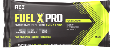 NUTRITION - FIXX Fuel X Pro 55gm Carbs/Electrolytes Sachet (Gluten Free)